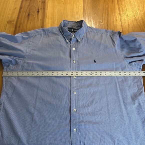 Ralph Lauren Blake Men’s Shirt. XL. Button Up. Long Sleeve. Logo. Plaid - Picture 6 of 11